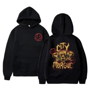 New rap city morgue hip-hop hoodie men's and women's fashionable casual sportswear brand men's hoodie men's streetwear hot item