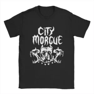 Cotton Novel T-shirt City Morgue Cerberus Women's T-shirt Round Neck T-shirt Short Sleeve Clothing Gift Creative Women Clothes